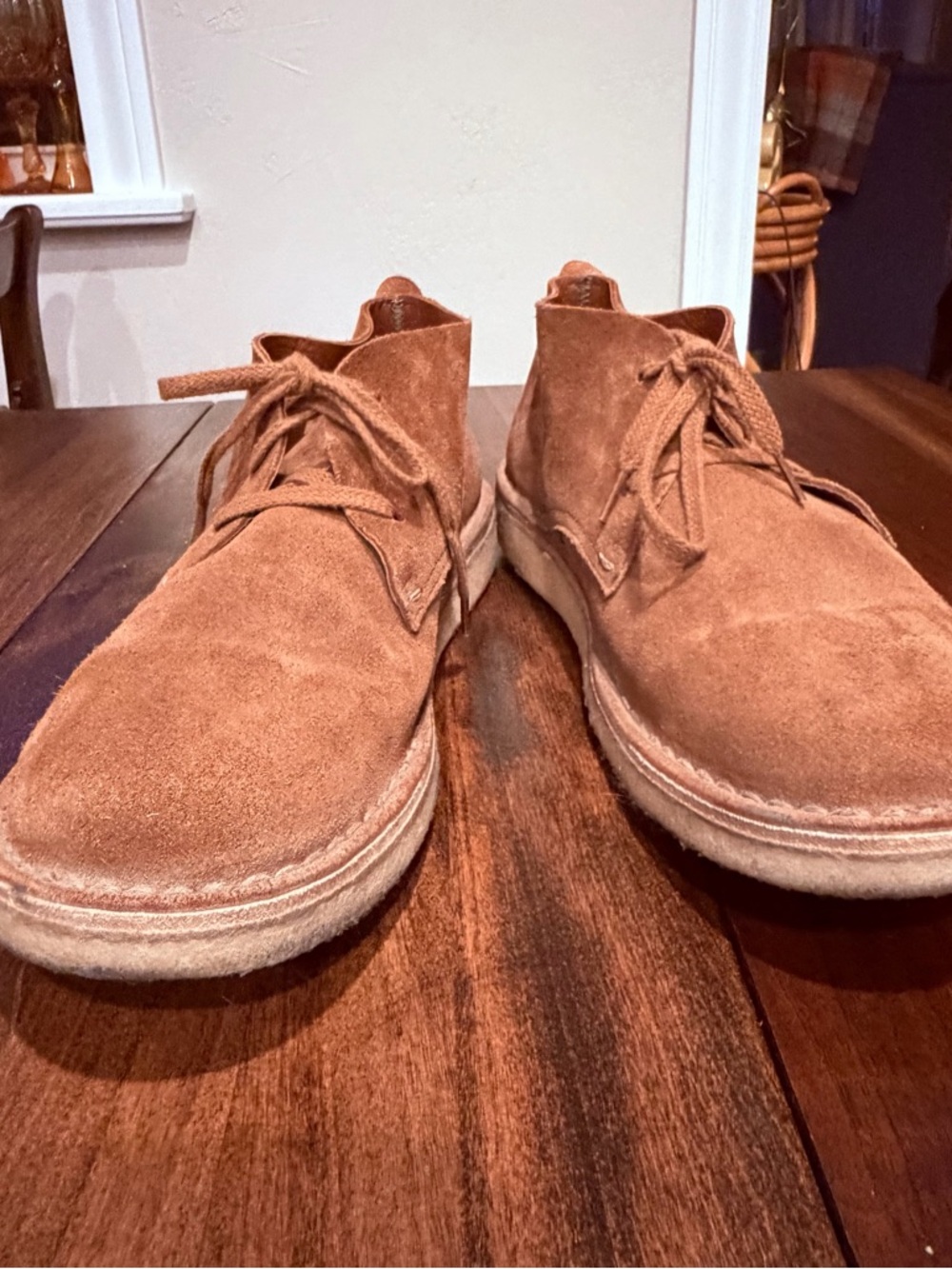 Astorflex Whiskey Beige Suede Greenflex Desert Chukka Boots Italian men’s 42 - Picture 6 of 14